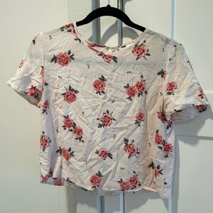 Floral Print Women's Top